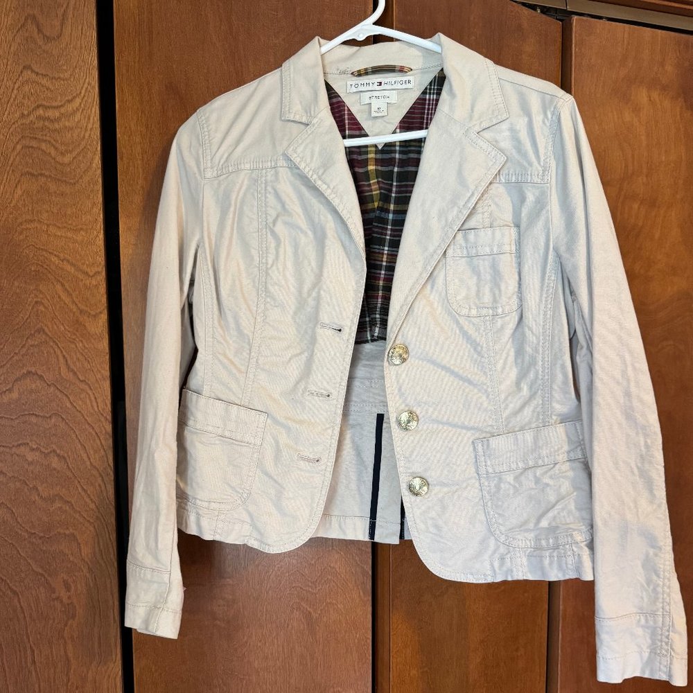 Tommy Hilfiger Beige Jacket size 10